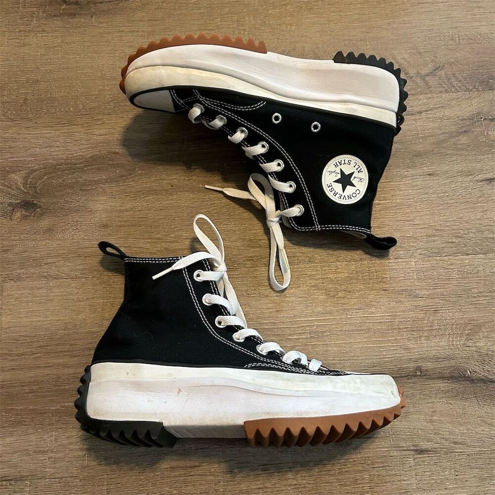 Converse Run Star Hike High Top Sneakers Women’s Size 7.5 Black